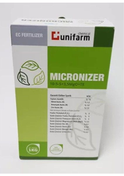 Micronizer 10-5-5 Yaprak Gübresi 1 kg