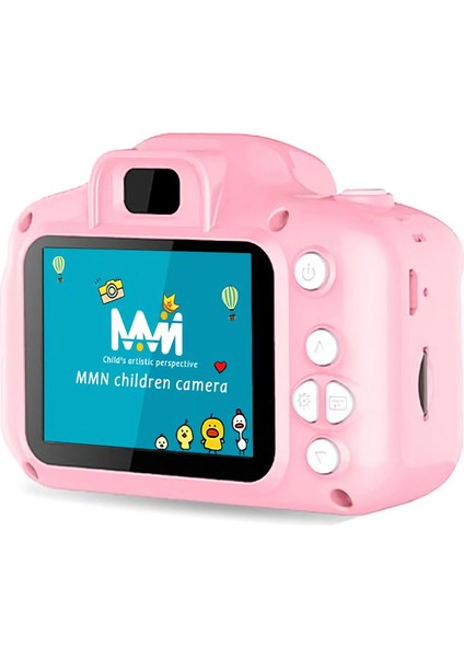 Eğitici Mini 1080P Çocuklar Için Dijital Fotoğraf Makinesi 5 Oyunlu Hediye Fotograf Makinesicmr9