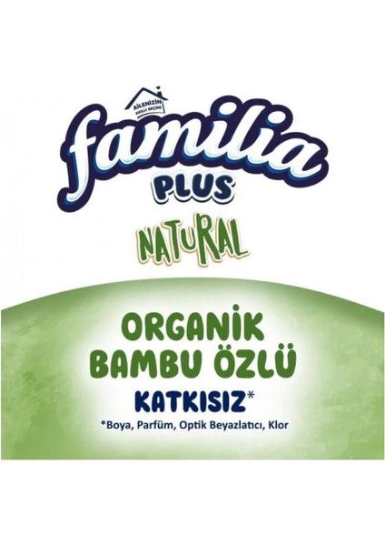 Natural Tuvalet Kağıdı 16 Rulo x 3 Paket 48 Rulo