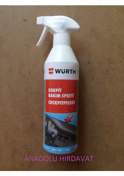 Wrt 500ML Torpido ve Kokpit Koruma ve Yenileme Spreyi Germany