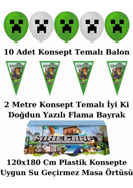 8 Kişilik Doğum Günü Parti Malzemeleri Süsleri Seti Ekost