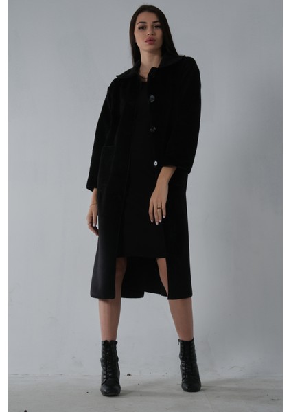 Siyah Bebe Yaka Çift Cepli Kaban 31050686.01 fiyatları