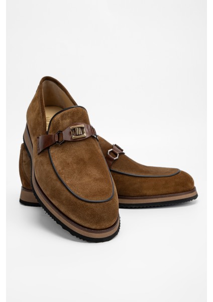 Erkek Tütün Süet Hakiki Deri Loafer Ayakkabı 342 8418 Erk Ayk SK23/24 fırsatları