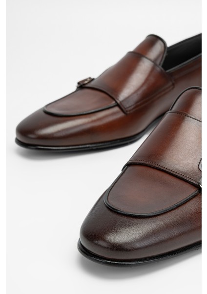 Erkek Taba Hakiki Deri Loafer Ayakkabı 342 7411 Erk Ayk SK23/24 modelleri