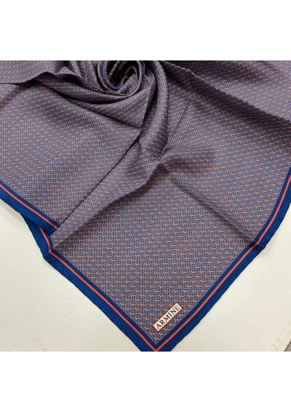 Nostalji Mavi Desenli Tivil Ipek Eşarp 8733-33 fiyatları