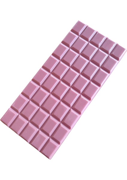 Çilekli Belçika Çikolatası Tablet 100 gr