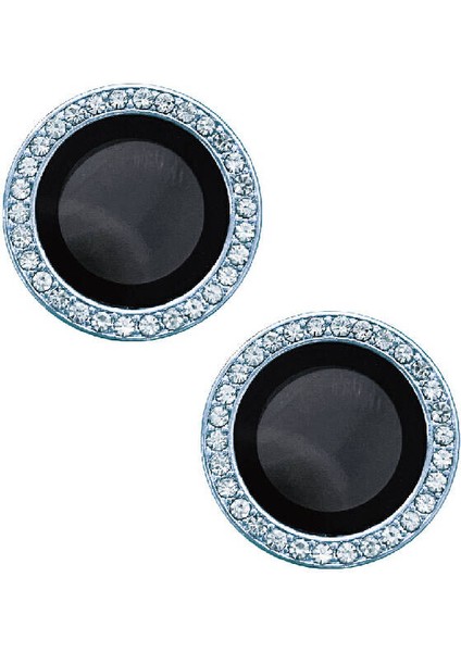 Apple iPhone 15 Plus Için Tekli Taşlı Kamera Lens Koruyucu Cl-06