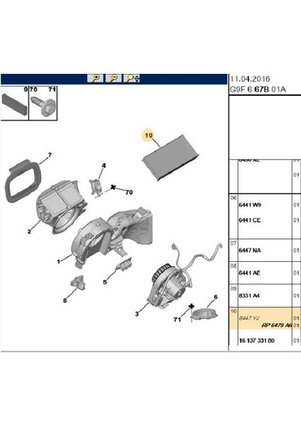 Polen Filtresi Karbonlu Expert Jumpy (6479.A6)