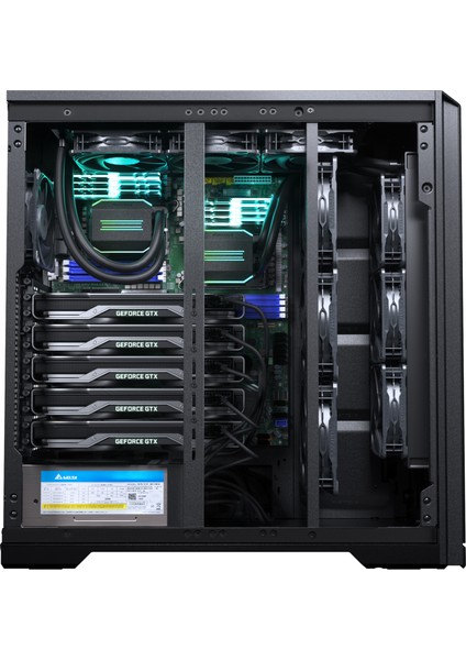 Phanteks enthoo Pro 2 Server, Full Tower, Drgb, Xl-Eeb, Temperli Cam Bilgisayar Kasası - Siyah