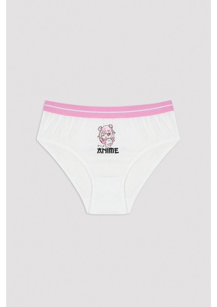 Kız Çocuk Anime 3lü Slip Külot