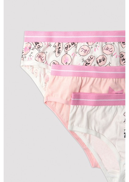 Kız Çocuk Anime 3lü Slip Külot