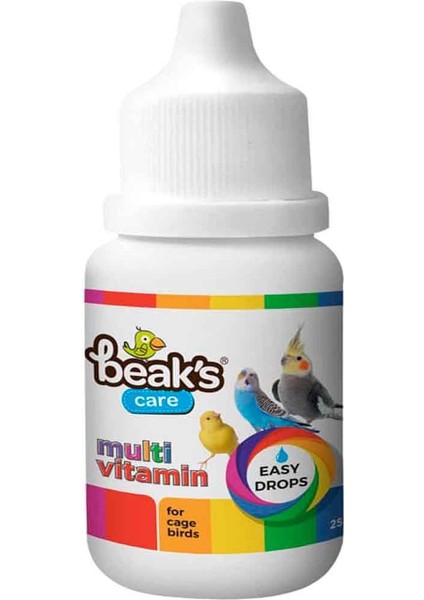 Beaks Kuşlar İçin Multi Vitamin 25 Ml