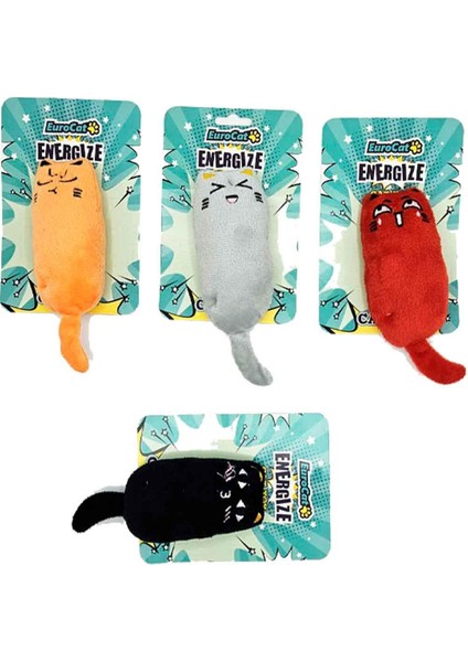 Kedi Oyuncağı Mimikli Büyük Kedi Karışık Renkli