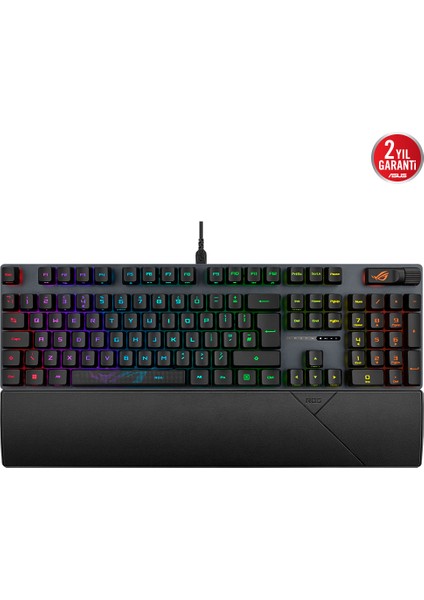 ASUS ROG STRIX SCOPE II RX AURA SYNC RGB MEKANİK TÜRKÇE TUŞ DİZİLİMİ ROG RX RED SWITCH IP57 MULTI FONKSİYONEL OYUNCU KLAVYESİ