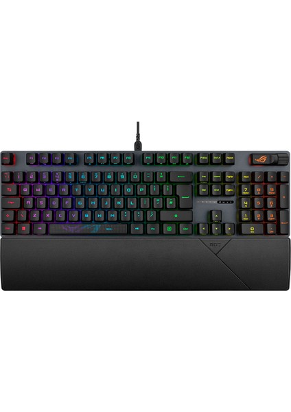 ASUS ROG STRIX SCOPE II RX AURA SYNC RGB MEKANİK TÜRKÇE TUŞ DİZİLİMİ ROG RX RED SWITCH IP57 MULTI FONKSİYONEL OYUNCU KLAVYESİ