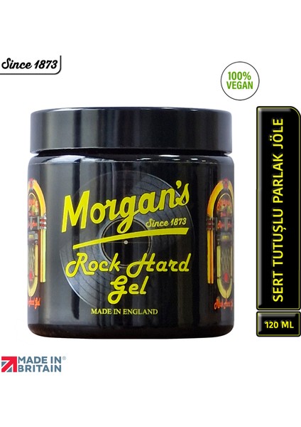 Morgan's Pomade Rock Hard Gel - Sert Tutuşlu Şekillendirici Jel 120 ml