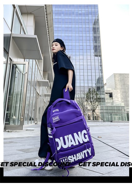 2023 Moda Marka Omuz Çantası Erkek Moda Trendi Sırt Çantası Ortaokul Öğrencileri Için Aşınmaya Dayanıklı Büyük Kapasiteli Okul Çantası (Yurt Dışından) fiyatları