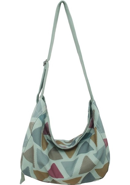 Yeni Gelgit Basit Büyük Kapasiteli Gündelik Çanta Niş Omuz Kanvas Çanta Hafif ve Şık Vahşi Çapraz Omuz Çantası (Yurt Dışından)