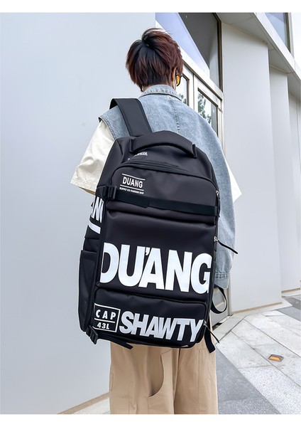 2023 Moda Marka Omuz Çantası Erkek Moda Trendi Sırt Çantası Ortaokul Öğrencileri Için Aşınmaya Dayanıklı Büyük Kapasiteli Okul Çantası (Yurt Dışından) fiyatları