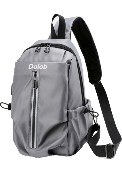 2023 Yeni Göğüs Çantası Erkek Moda Serin Crossbody Çanta Rahat Açık Seyahat Çok Yönlü Göğüs Çantası Erkek Çantası (Yurt Dışından)