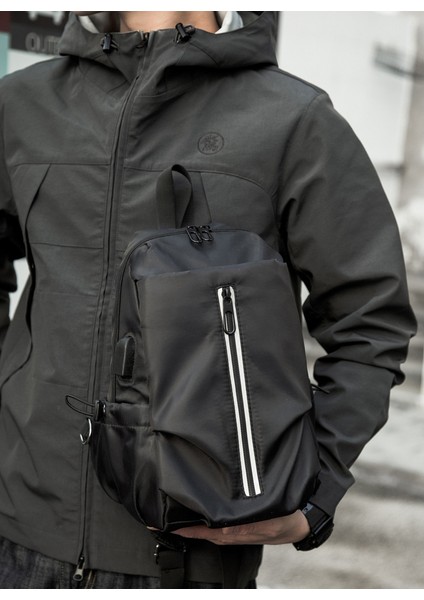 2023 Yeni Göğüs Çantası Erkek Moda Serin Crossbody Çanta Rahat Açık Seyahat Çok Yönlü Göğüs Çantası Erkek Çantası (Yurt Dışından) fiyatları