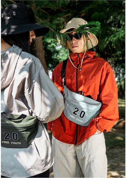 Kadın Göğüs Çantası Crossbody Çanta Erkek Trendy Marka Moda Su Geçirmez Spor Omuzdan Askili Çanta Kadın Crossbody Çanta Kadın (Yurt Dışından)