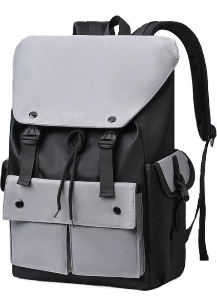 2023 Rahat Sırt Çantası Su Geçirmez Bilgisayar Sırt Çantası Erkek Moda Koleji Öğrenci Çantası Oxford Kumaş Açık Seyahat Çantası (Yurt Dışından)