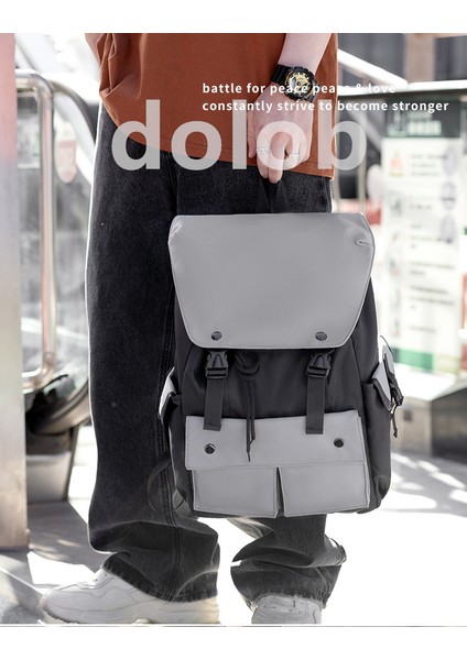 2023 Rahat Sırt Çantası Su Geçirmez Bilgisayar Sırt Çantası Erkek Moda Koleji Öğrenci Çantası Oxford Kumaş Açık Seyahat Çantası (Yurt Dışından) indirimleri