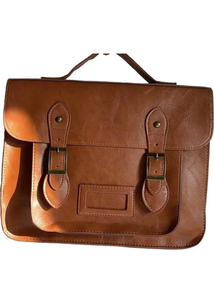 Yeni Postacı Çantası Kadın Kolej Tarzı Üniforma Çanta Okul Çantası Büyük Kapasiteli Sırt Çantası Crossbody Işe Gidiş Çantası (Yurt Dışından)