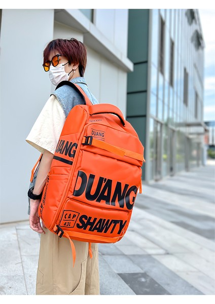 2023 Moda Marka Omuz Çantası Erkek Moda Trendi Sırt Çantası Ortaokul Öğrencileri Için Aşınmaya Dayanıklı Büyük Kapasiteli Okul Çantası (Yurt Dışından) fiyatları