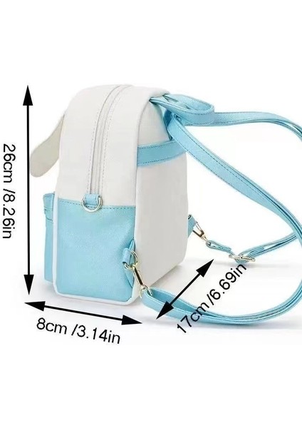 Yeni Karikatür Pu Çok Fonksiyonlu Çift Kullanımlı Omuz Crossbody Çanta Küçük Sırt Çantası Mini Küçük Okul Çantası Kadınlar Için Sevimli (Yurt Dışından)