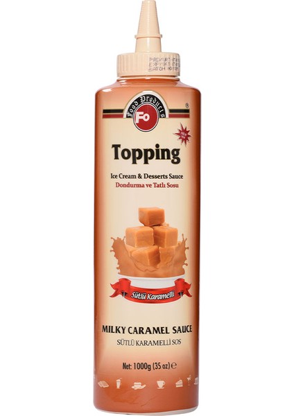 Karamelli Topping Sos 1 Kg,
