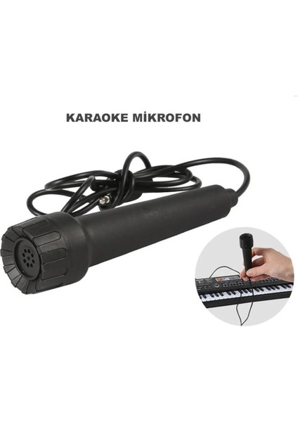 61 Tuşlu Org Electronic Keyboard Klavye Pilli Mikrofonlu Karaoke OEK61