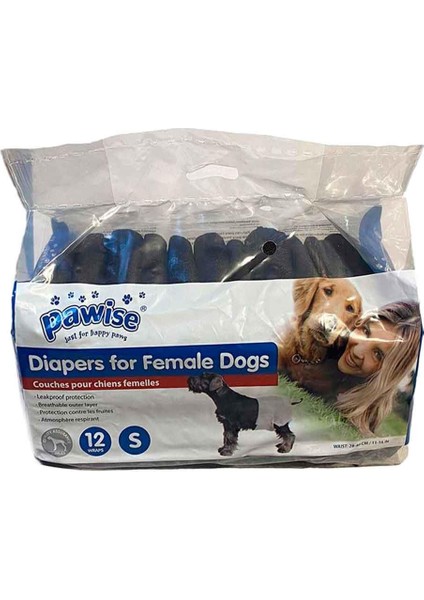 Ultra Emici Köpek Bezi 12'li Siyah S