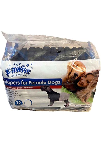 Erkek Köpek Çiş Bezi Siyah S 12 Ad