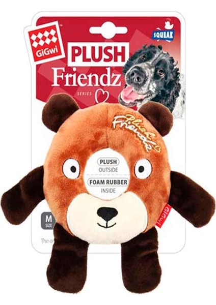 Plush Friends Köpek Oyuncağı Sesli Peluş Simit Ayı 19 cm