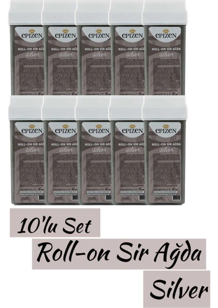 10'lu Roll-On Kartuş Ağda Pudralı Silver