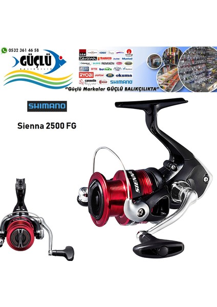 Lrf Spin Olta Makinesi Yüksek Devirli SHIMANO Sienna 2500 Hg Fg