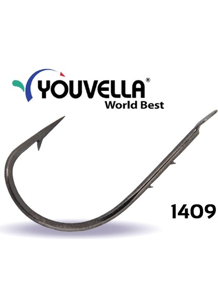 1409 (505) Çift Tırnak Olta Iğnesi No:1/0