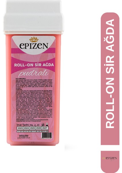 Roll-On Kartuş Ağda Pudralı Hassas Ciltler Için