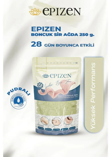 Pudralı Soyulabilir Boncuk Ağda 250GR