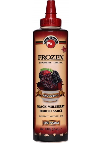 Karadut Meyve Püresi (Frozen) 1000 gr