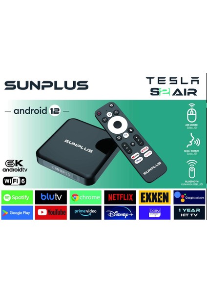 Tesla S2 Air Android TV Box