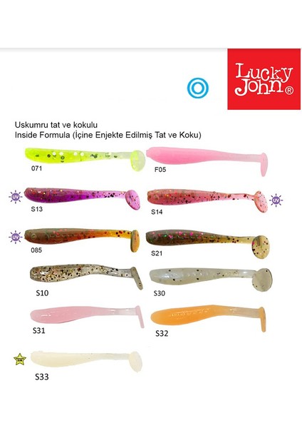 Silikon Yem Lucky John Baby Rockfısh 3.5cm 20’li Pk RENK:071 fiyatları