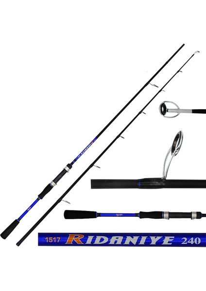 Spin Kamışı Ridaniye Spin 240 cm Olta Kamışı 2p 10-40GR