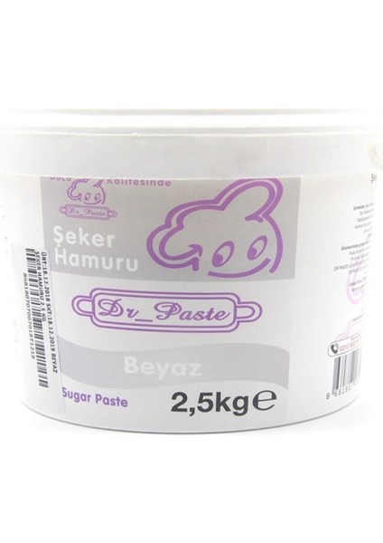 Şeker Hamuru 2,5 kg - Beyaz