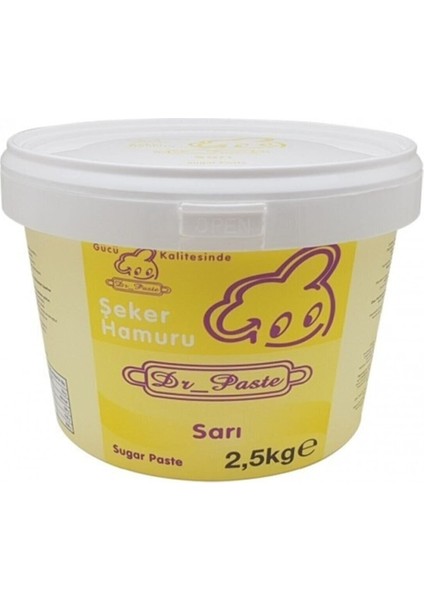 Sarı Şeker Hamuru 2,5 kg