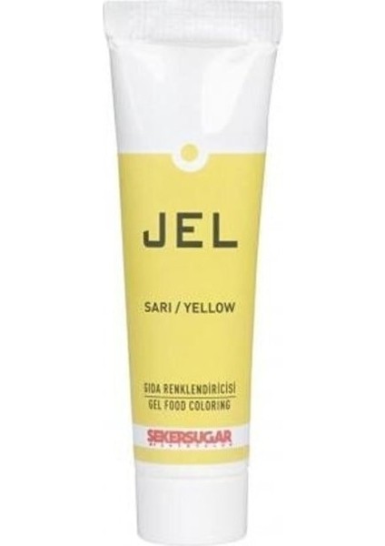 Yenilebilir Jel Gıda Boyası 100 ml Sarı