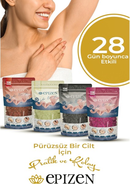 Renk Çeşitli Boncuk Ağda Seti 4 Adet 250GR