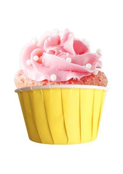 Muffin Kağıt Karton Desenli Cupcake Kek Kalıbı Kapsülü Kabı - 50 Adetlik 1 Paket